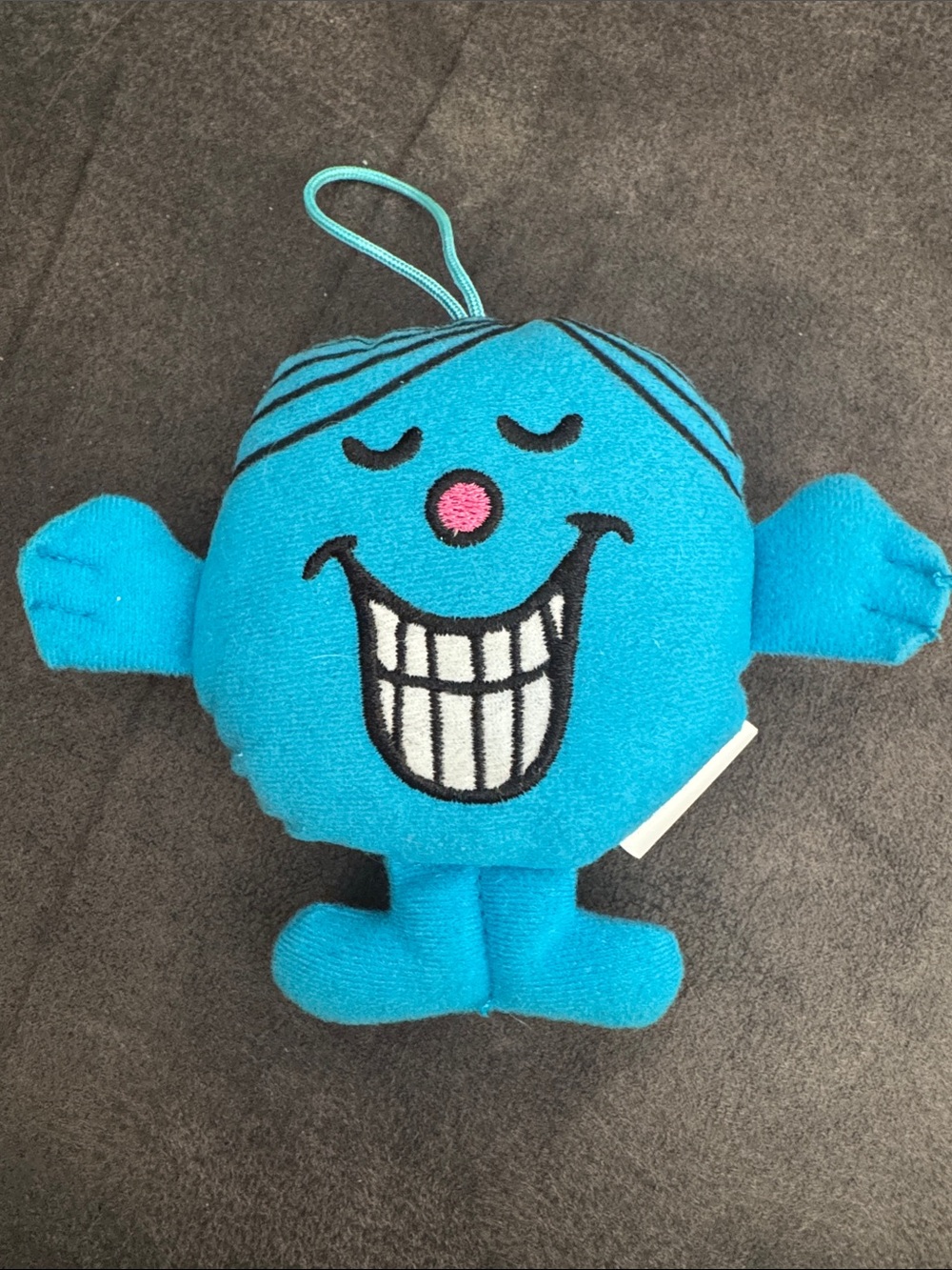 McDonald’s Blue Plush Mr Men Little Miss Smiling Character Kids Toy